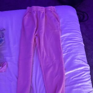 Kids Pink Jogger Pants